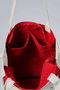 Zoozie Bags Bolsa Tote de Lona Roja